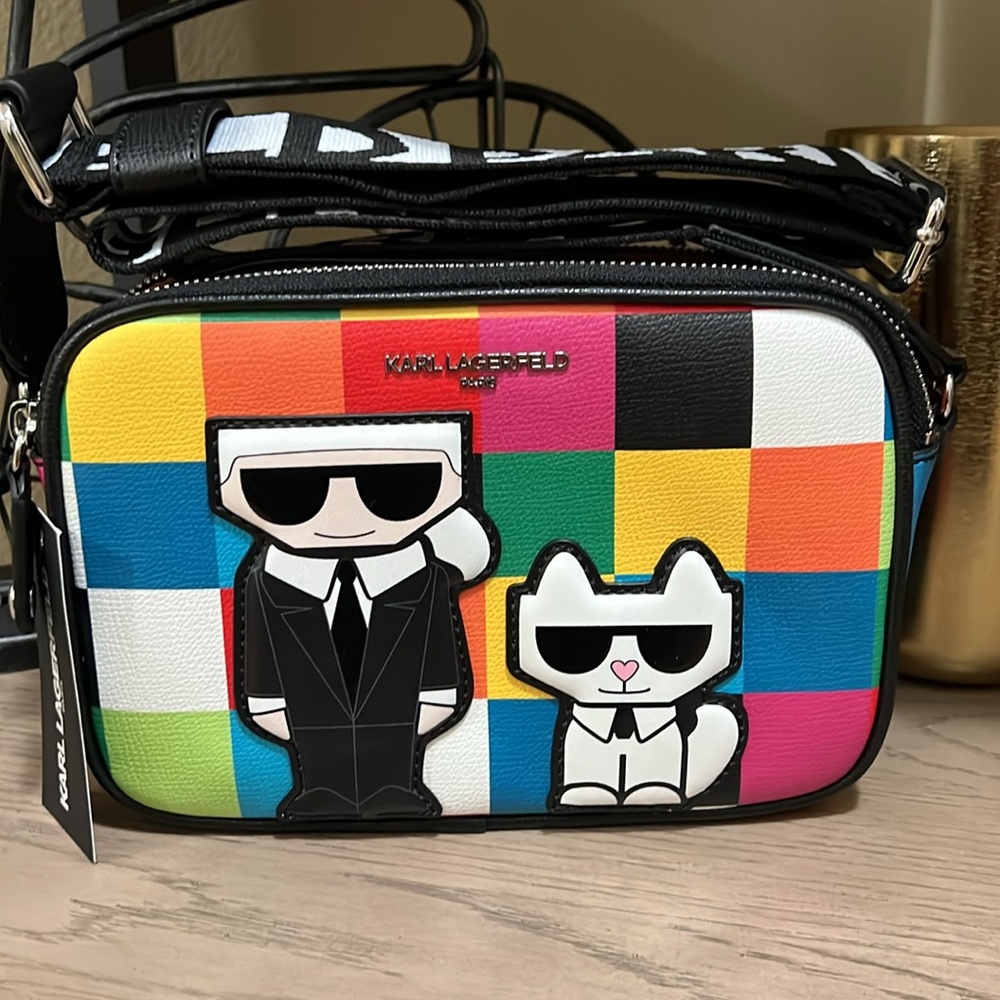 NWT Karl Lagerfeld Crossbody Bag - Picture 3 of 10